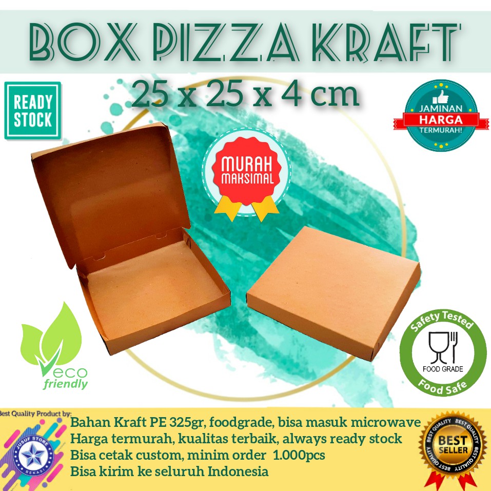 Caja de Pizza grande 25x25x4cm liso 25Pcs Shopee Colombia