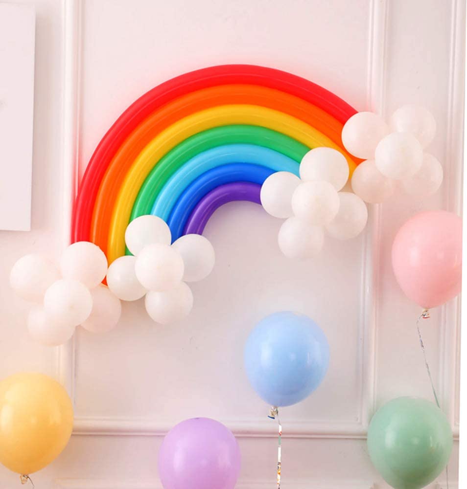 Globo En Forma De Arcoiris Decoracion De Fiesta Bebe Ducha Cumpleanos Boda Compromiso Aniversario Navidad Picnic Shopee Colombia