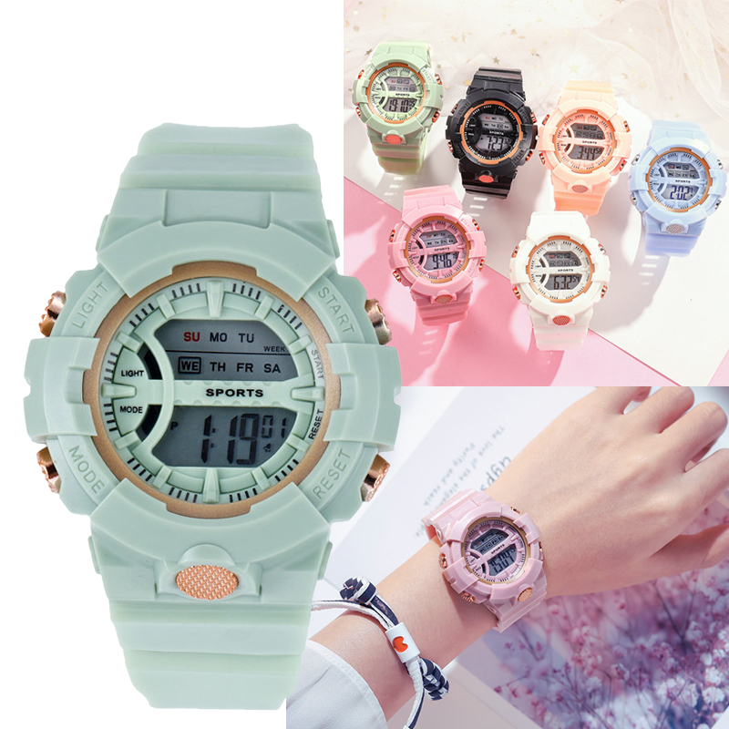 MSTIANQ Reloj Deportivo Para Hombres Digital LED Impermeable Jam tangan pasangan Colombia