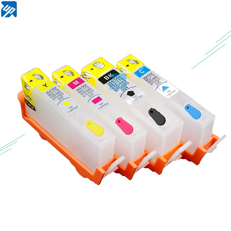 4 Cartuchos De Tinta Recargables Con Chip Permanente compatible Con Impresora hp 685 685xl Para Deskjet 3525 4615 4625 5525 6525 #1