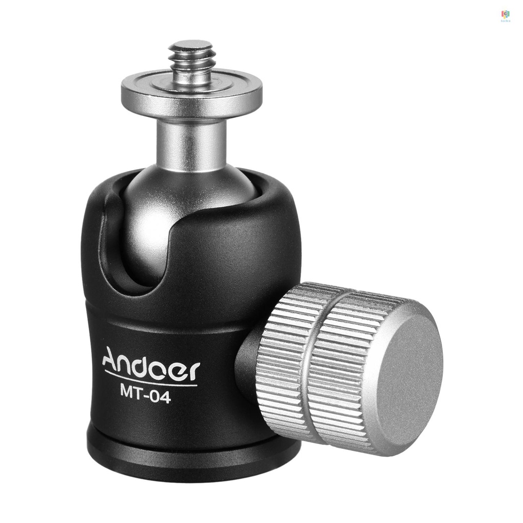 1/4" Mini Trípode Soporte Soporte Montaje Ballhead Cabezal de bola para cámara réflex digital 