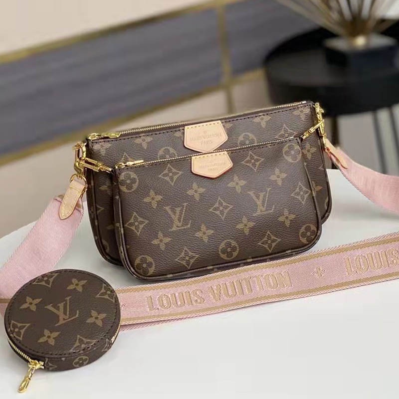 Modelo Más Vendido , original Y Auténtico Bolso De Hombro Louis Vuitton , Nuevo LV Mujer s Bolsa De Cadena , Multi Pochette Access #2