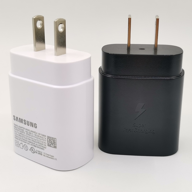 Samsung 25W Enchufe De Ee . Uu Cargador Rápido PD Adaptador De Carga Súper Rápida 3A Tipo C Para Galaxy S20 Note 20 Ultra 10 Plus S20FE M51 A71 A80