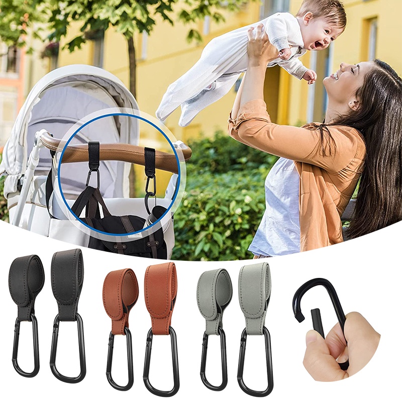2Pcs Cochecito Ganchos Para Silla De Ruedas De Carro Percha HookRotatable Velcro Gancho Accesorios Para #9