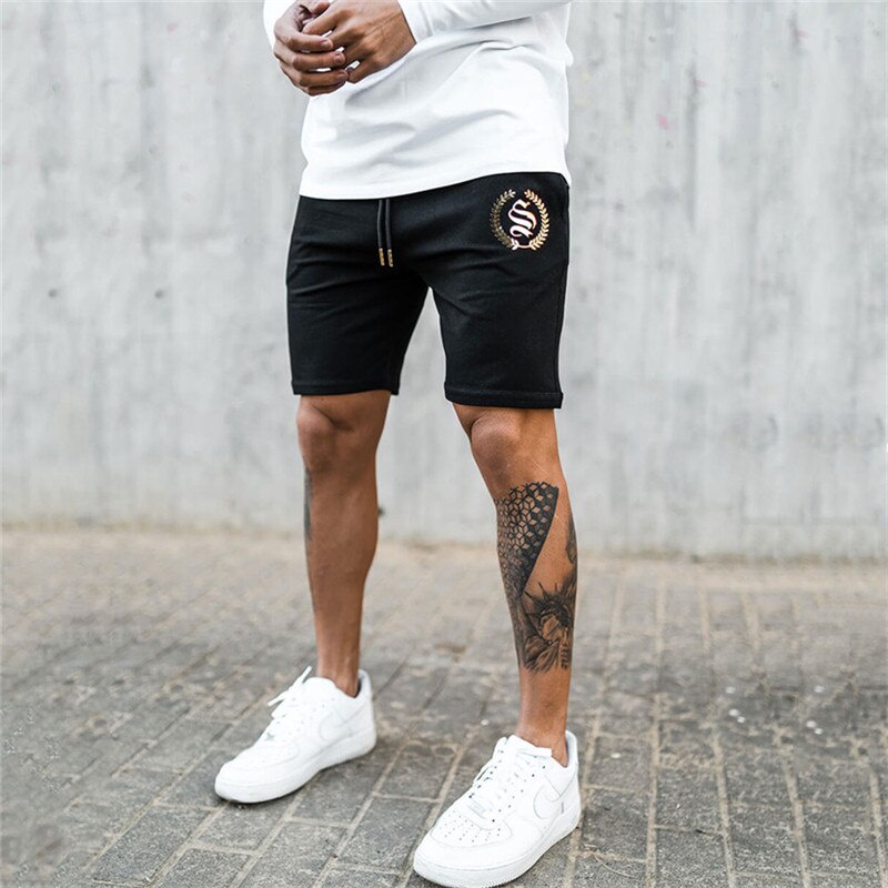 Pantalones Cortos Para Hombres Casual Jogging Algodón Deporte Bermuda Ropa  De Gimnasio Fitness De Chándal Hombre Verano Nuevo Entrenamiento | Shopee  Colombia