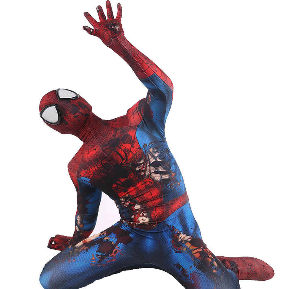 Zombie Spider-Man Jumpsuit Spiderman Cosplay Party Costume Halloween Adult  Kids | Shopee Colombia