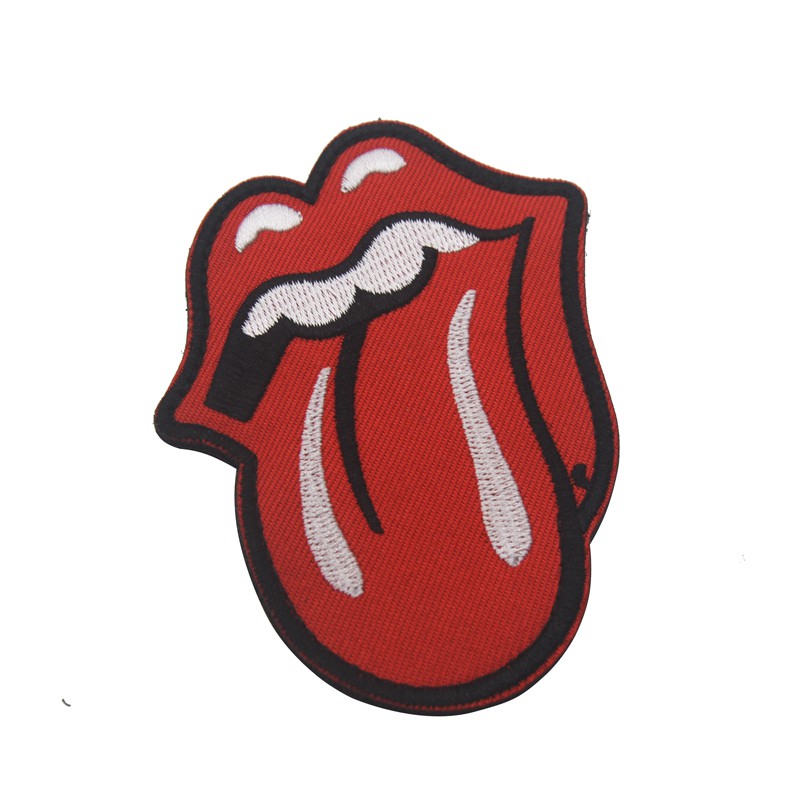 Image of Lengua Labios Rolling The Música Canciones Heavy Metal Punk Rock Roll Banda Logo Camisetas Parches Insignia Apliques #2