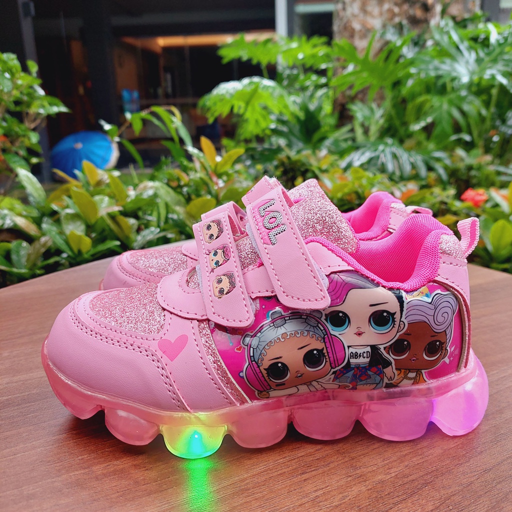 dólar estadounidense Imperio Inca catalogar Zapatos de niña importación/LOL/luces LED/tenis/tenis de deporte/niños |  Shopee Colombia