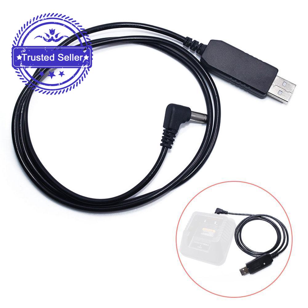 Radio USB Cargador Cable De Carga Cable Para Walkie Talkie Baofeng UV5R UV82 BFF8H 