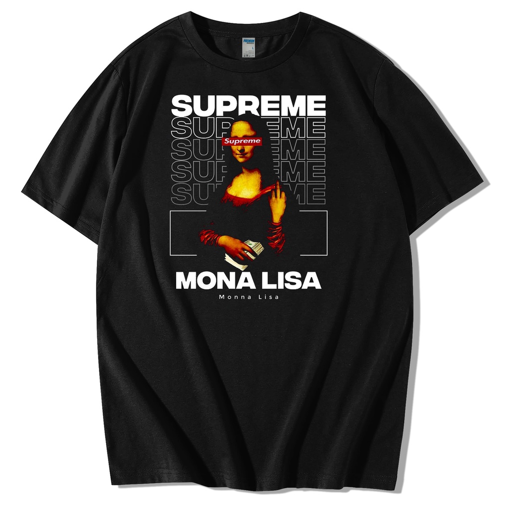 constructor Abundancia ventana Camiseta Monalisa - camiseta Supreme Monalisa Premium | Shopee Colombia