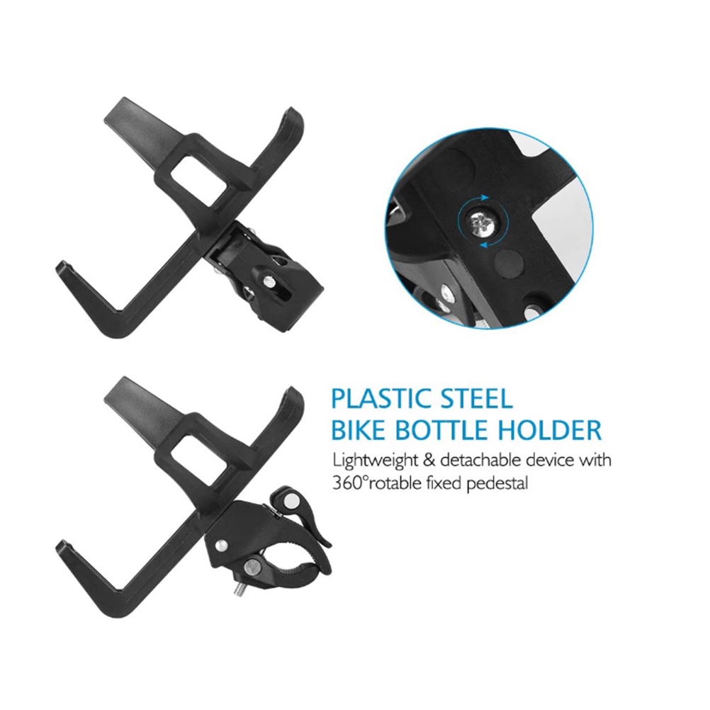 Soporte De Botella De Agua Para Bicicleta , Para Taza De Giratorio De 360 Grados ,