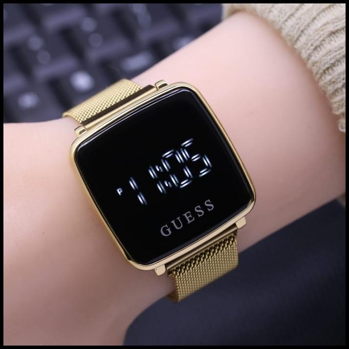 tenis cuestionario Gran engaño Guess Led Digital pantalla táctil mujer moda relojes Ls 8573 - | Shopee  Colombia