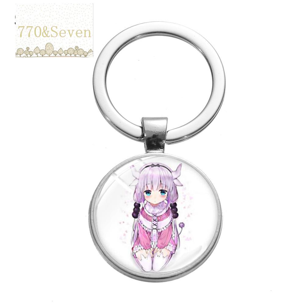 Image of Lindo Tohru KannaKamui Llavero Miss Kobayashi Dragon Anime Colección Cosplay Bolsa Charm Otaku Chaveiro #0