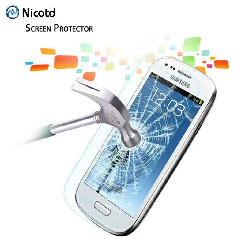 vidrio templado para samsung galaxy a5 a3 a7 2016 s3 s4 s5 mini s5 s6 s7 para samsung trend duos alpha g850 protector de pantalla película #5