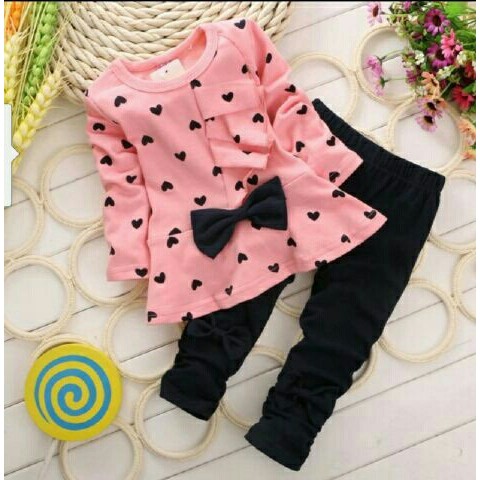 rosa (2-4 años) al por mayor conjuntos de ropa de niño para niñas traje ropa barata importada niñas | Shopee Colombia