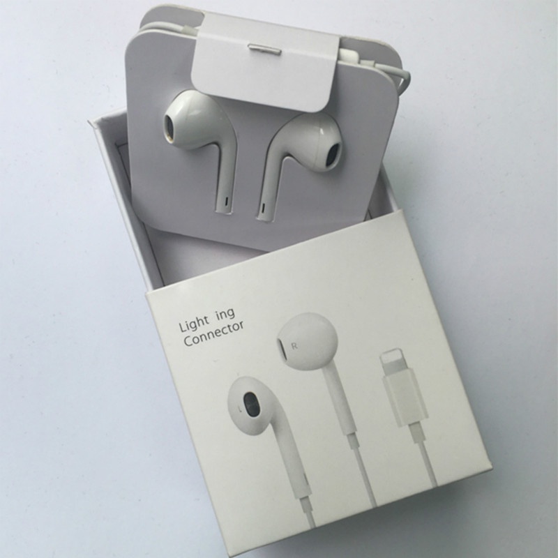 100 % Original Chip Para iPhone 7 8 X XR 13 11 12 Mini Auriculares Con Cable Para 11 Pro XS Max Caja Al Por Menor #2