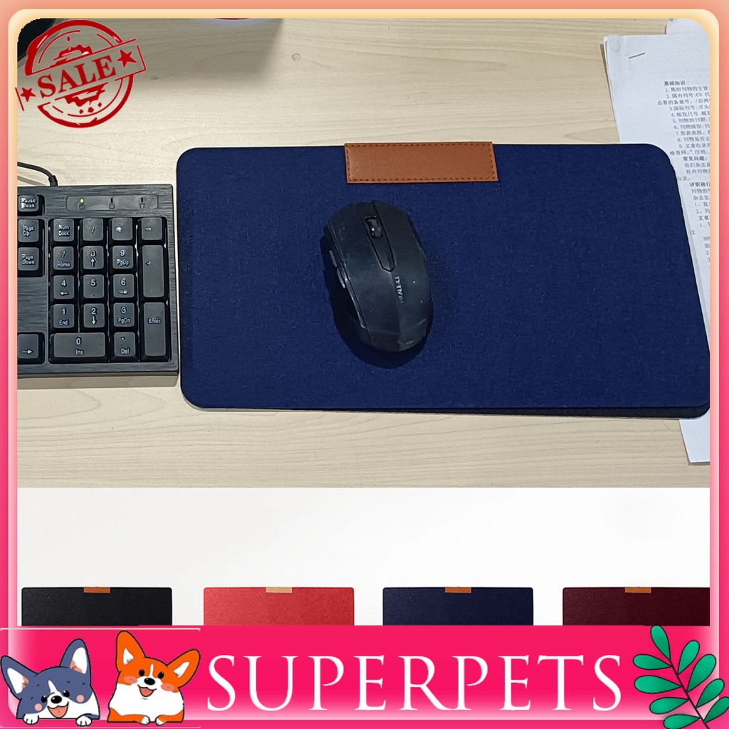 superpets-Alfombrilla Multifuncional De Fieltro Grande Para Ratón , Escritorio De Oficina , Ordenador Portátil #2
