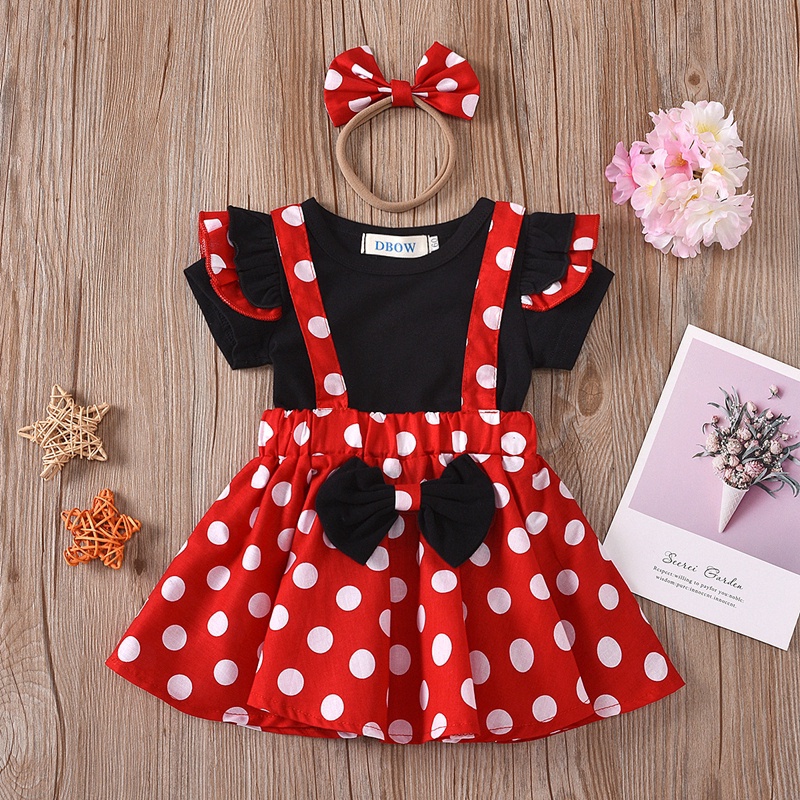 1VWS RPGQ Minnie Mouse Vestidos De Bebé Niñas Cumpleaños Papel-Juguete  Vestido Ropa De Niño Disfraz De 1-5 Años | Shopee Colombia