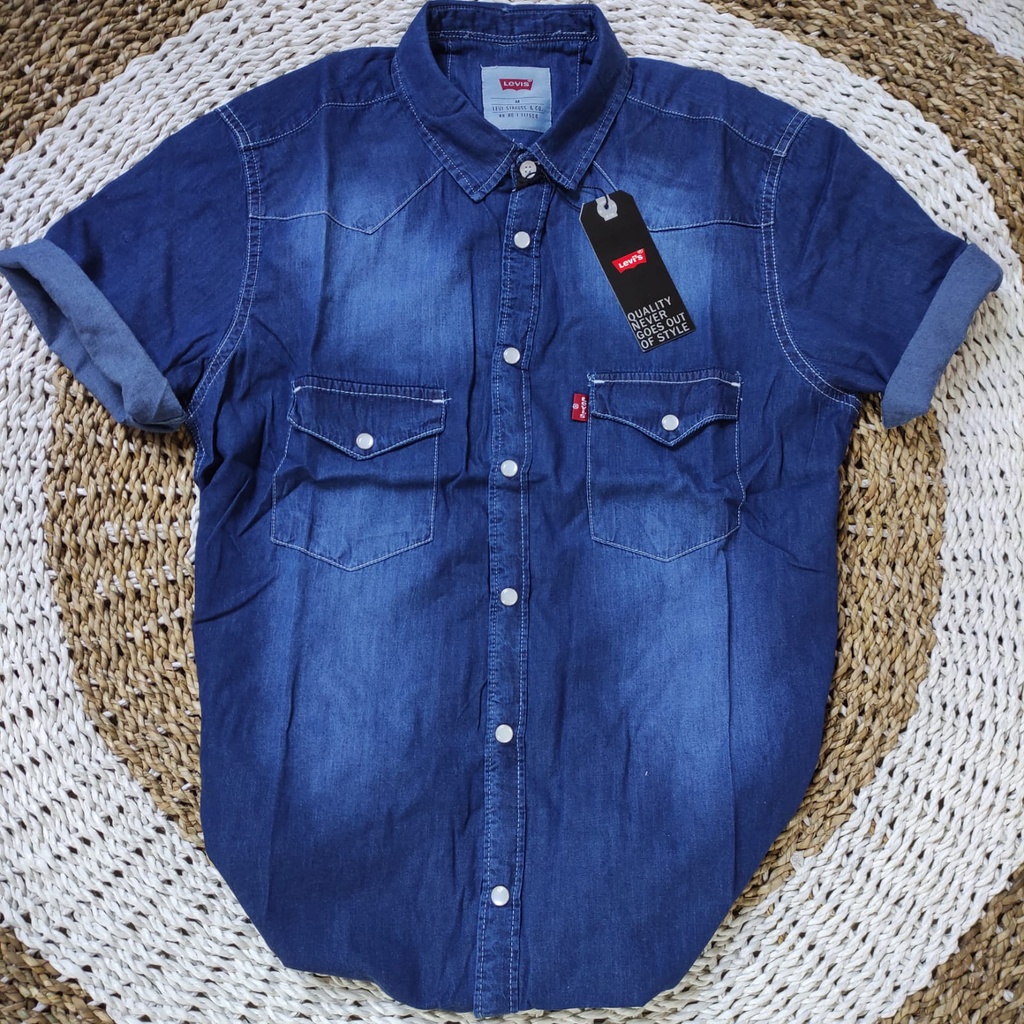 Camisa levis de mezclilla hecha con la mejor calidad #5