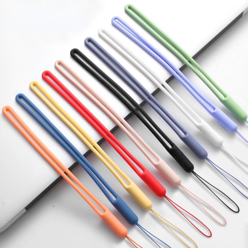 Cordón De Silicona Para Teléfono Celular iPhone Xiaomi Correas De Muñeca Llavero Correa De Cámara De Identificación Tarjeta Gimnasio USB Cuerda Colgante #4