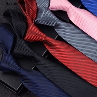 Image of ifashion65 jacquard tejido nueva moda clásico rayas lazo de los hombres trajes de seda corbata co