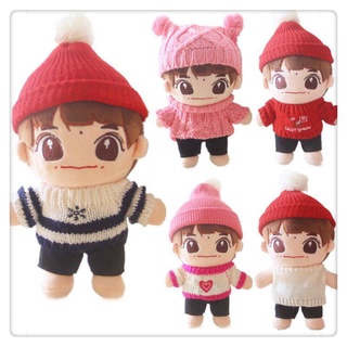 Muñeco Kpop BTS JungKook JIMIN SUGA RM JIN JHOPE V Ropa De Peluche De Dibujos Animados Navidad #6
