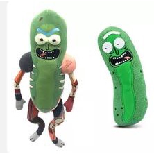 20cm Morty Peluche Juguetes Lindo Pepinillo Rick Suave De Divertido Pepino Muñecas Niñas Niños Regalos De Cumpleaños #1