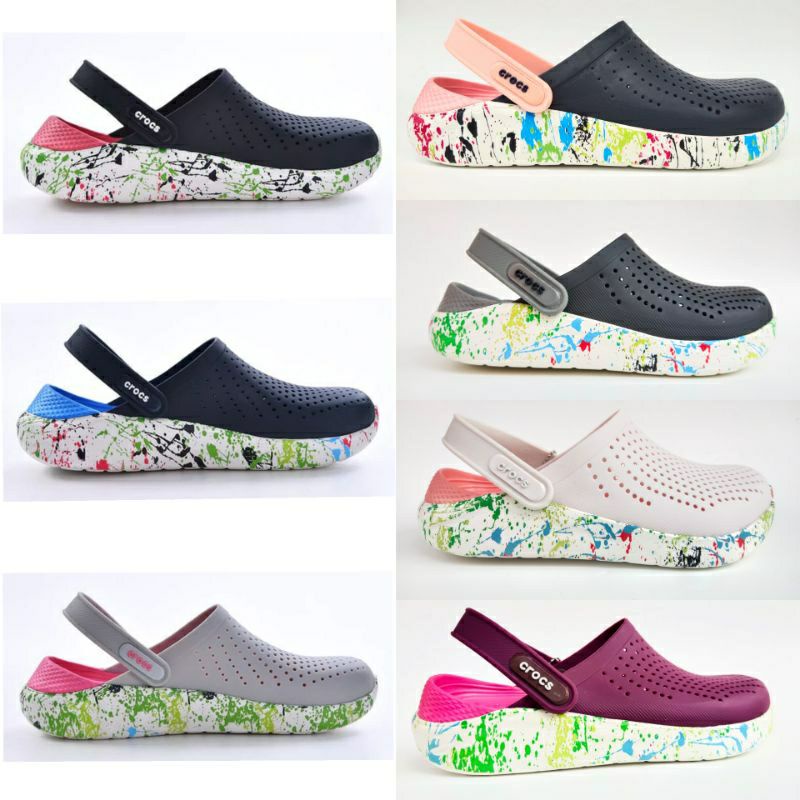 Sandalia CROCS Literide motivo deslumbrante edición limitada obstrucción  hombre mujer motivo litro | Shopee Colombia