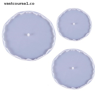 Image of thu nhỏ VV Irregular Round Fruit Disc Tray Resin Silicon Mold DIY Coaster Epoxy Mould Craft CO #5