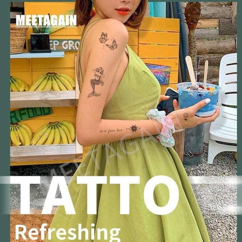 Image of 【MEET Magic Tattoo】 6 Cm x 10 Tatuaje Mágico Impermeable Temporal Adhesivo Dura Hasta 15 Días #4