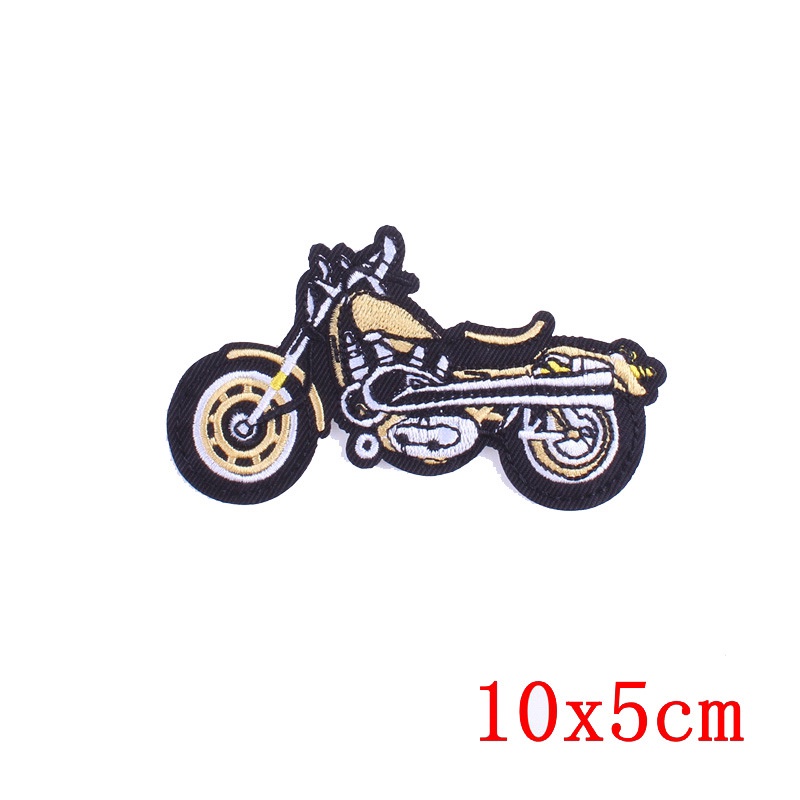 Image of \ [Bandes De Fieltro Velcro Personalizado Con Imágenes] Parches De Tela Para Motocicleta , Pegatinas Bordadas 3D , Accesorios De Ropa , Decorativos Para Agujeros Planchado #7
