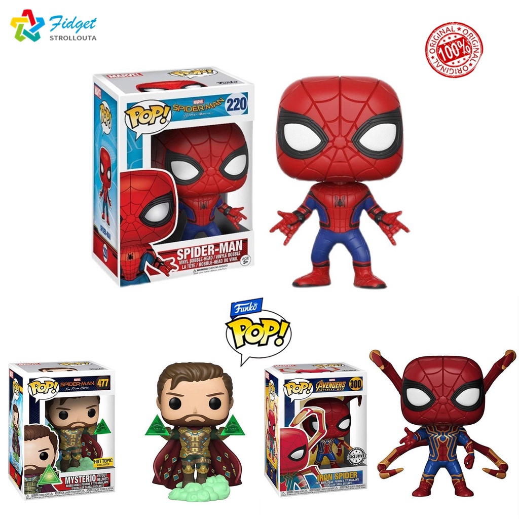 Funko Pop ! 477/300/220/287 Marvel : Spider-Man : Lejos De Casa : Mysterio  Figuras De Acción Modelo Juguetes Muñecas Mejor Navidad | Shopee Colombia