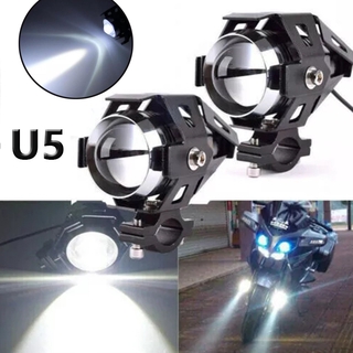 Faros Delanteros Universales 12V 125W Para Motocicleta LED 3000LMW Chip U5/Foco De Conducción/Moto/Niebla DRL/Lámpara De Luz De Cabeza De Punto #7