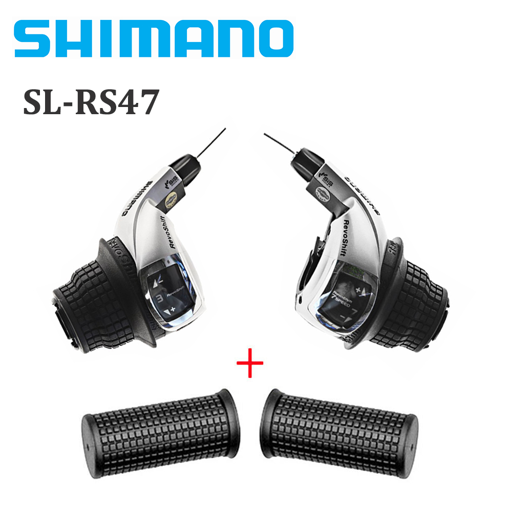 Image of shimano sl-rs47 revoshift twist shifter 3/7/8/21/24 velocidad mtb bicicleta transmisión #0