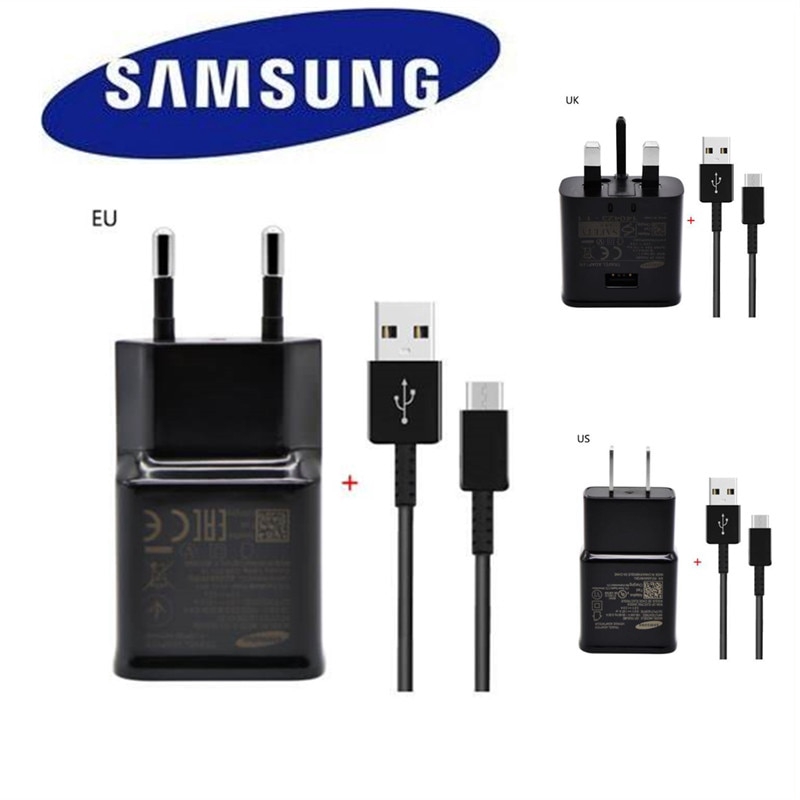 Samsung Galaxy S21 ULTRA Note 20 10 PLUS S9 S8 S8 A5 9 Cargador Rápido + Cable USB Tipo c Carga De Datos