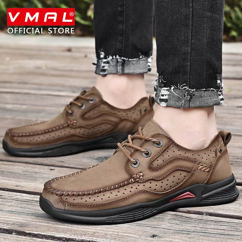 VMAL zapatos casuales de super cómodos para hombre zapatos formales zapatos planos transpirables | Shopee Colombia