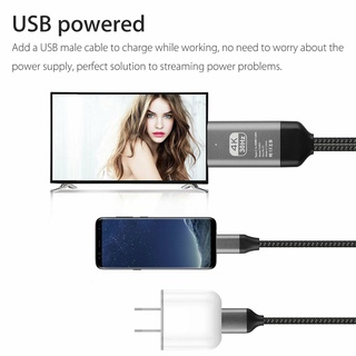 Image of thu nhỏ Adaptador de Cable de carga tipo C a HDMI HDTV para Samsung Galaxy S10 S9 Note 9 #6