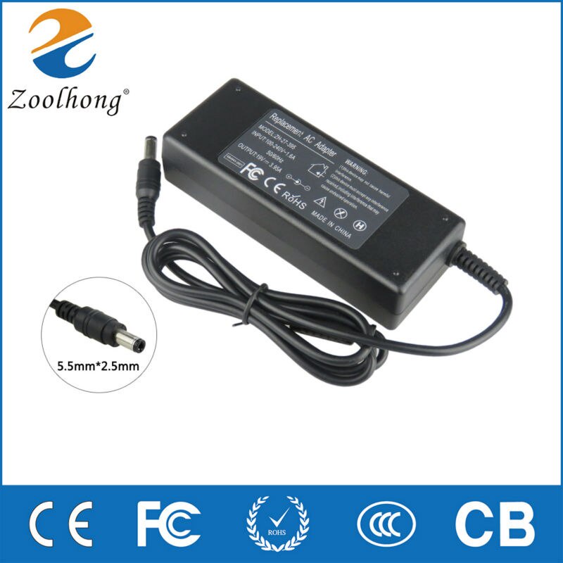 SPEQI8 19V 3.95A Adaptador De Ca Para Portátil Cargador De Batería Para Toshiba Satellite PA-1750-04 01 24 09 PA3715U-1A #5