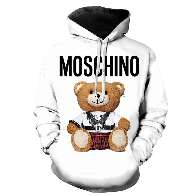 Teddy Bear Buzo Moschino Original Hoodie Moschino Toy Bear