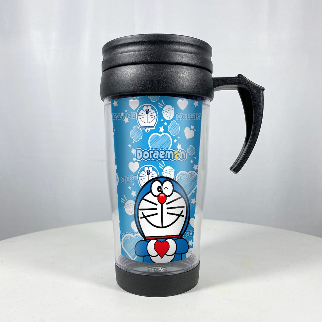 Doraemon Anime Manga vaso de mango alto botella de bebida recuerdo vidrio |  Shopee Colombia
