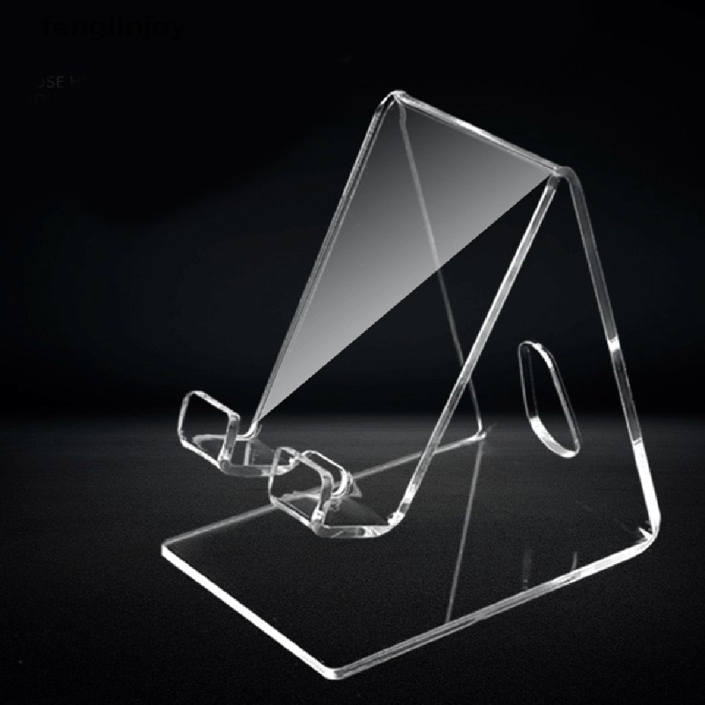 Image of fenglinjoy Soporte De Teléfono Celular Transparente Exhibición Acrílico Estante Para Pantalla Para Samsung Huawei Xiaomi iphone co #7