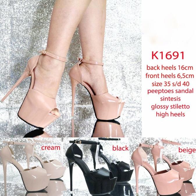 recomendar Cap Conexión K1691 zapatos de mujer importados tacones altos strappy tacones stilettos  17cm zapato | Shopee Colombia