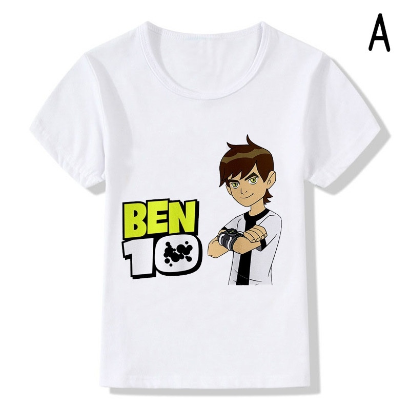 Ben 10 Camiseta de Manga Corta para Niño 