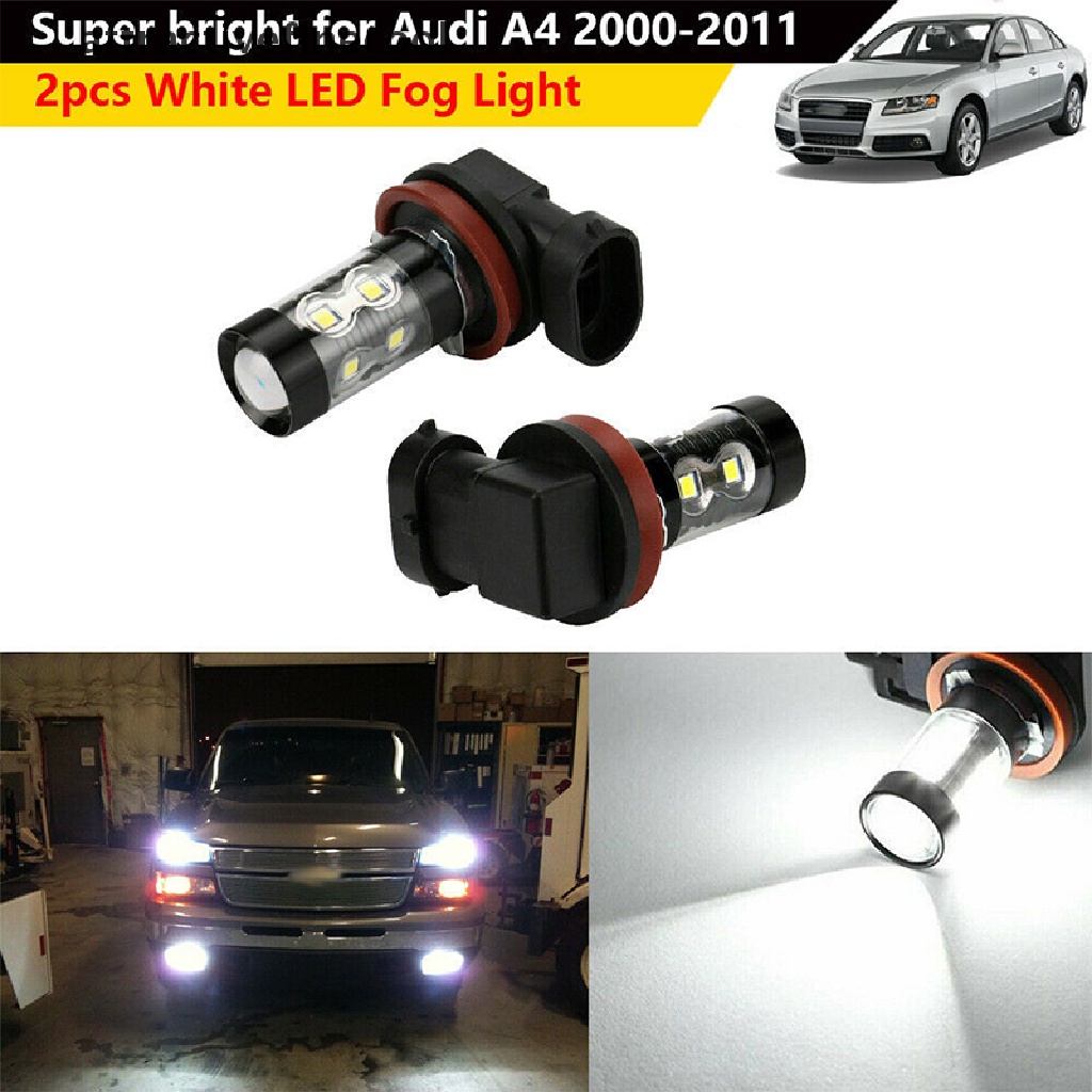 Luces, bombillas e indicadores H8 H11 Bombillas de luz antiniebla LED Extremadamente brillantes 2835 42 SMD Xenon blanco 6500K 1500 lúmenes DRL Luces antiniebla delanteras del coche 12V-Pack de 2 raghuinstech.com