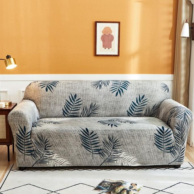 Funda elástica para sofá con patrón de 3 plazas/funda elástica para sofá |  Shopee Colombia