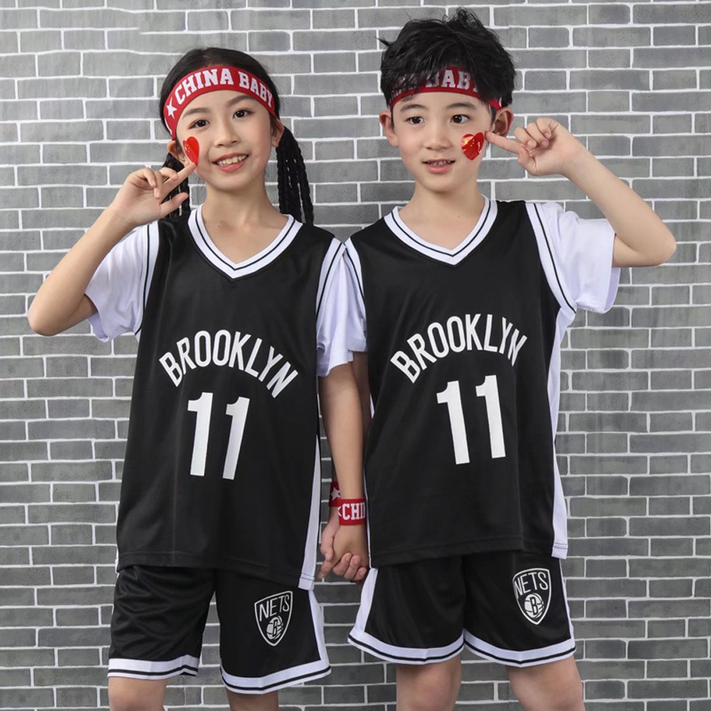 Brooklyn Nets No . 11 Irving Jersey Set Niños Manga Corta Baloncesto Ropa |  Shopee Colombia