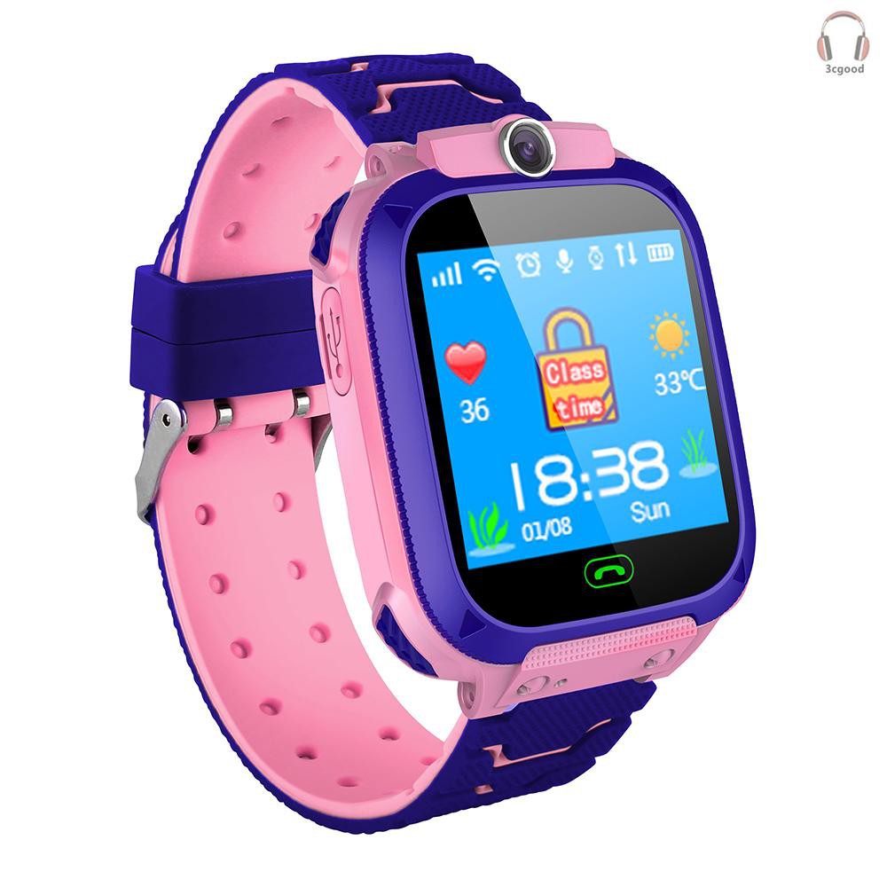 disponible en inventario] reloj inteligente para niños con ranura para tarjeta SIM de 1.44 pulgadas pantalla táctil para niños con GPS Tra | Shopee Colombia