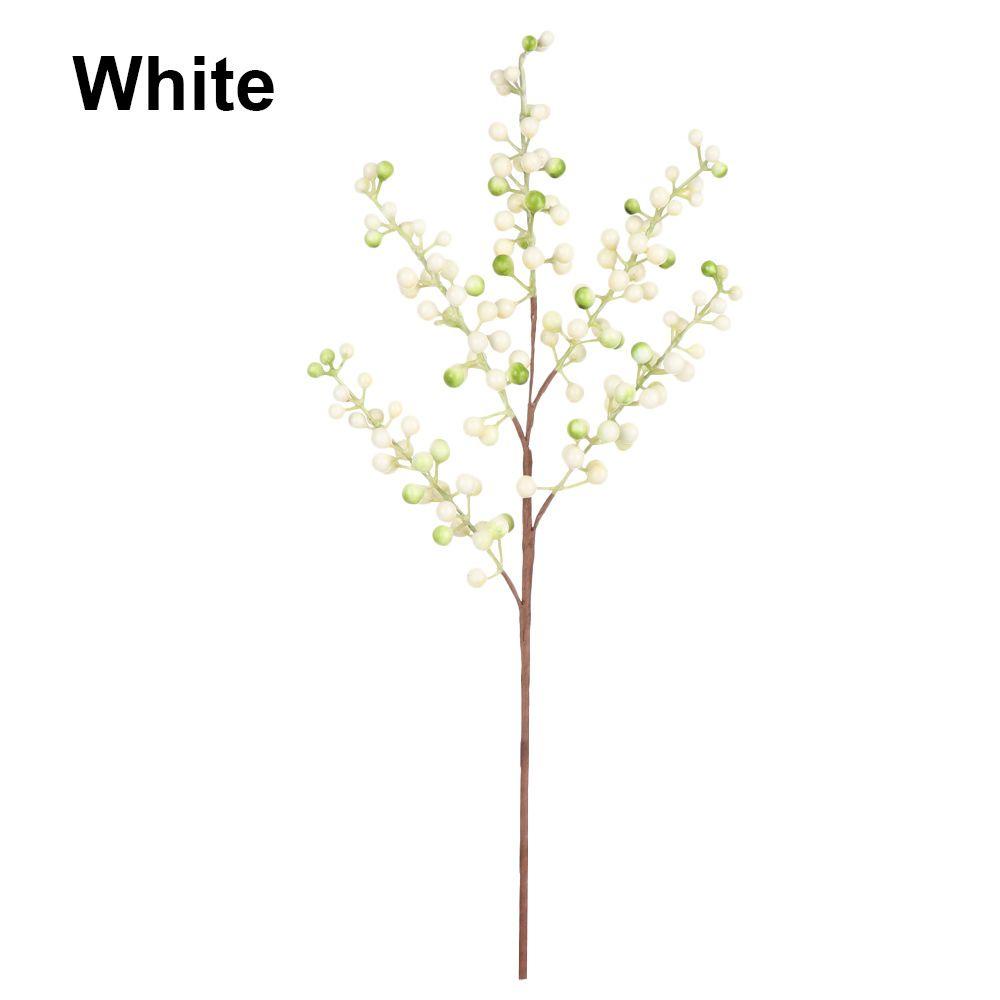 Home Decor Berries Branch Simulation Cherry Fake Flowers Artificial Berry 