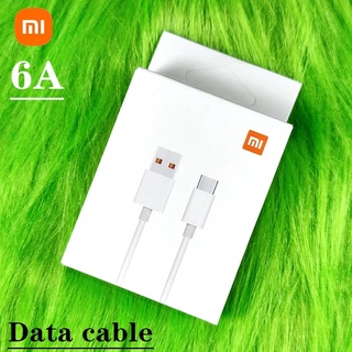 Image of Cable USB Tipo C Original Xiaomi 120W 6A De Carga Rápida Para Teléfono Redmi Note 10 10S Pro USBC Para Poco M3 X3 Caja Al Por Menor