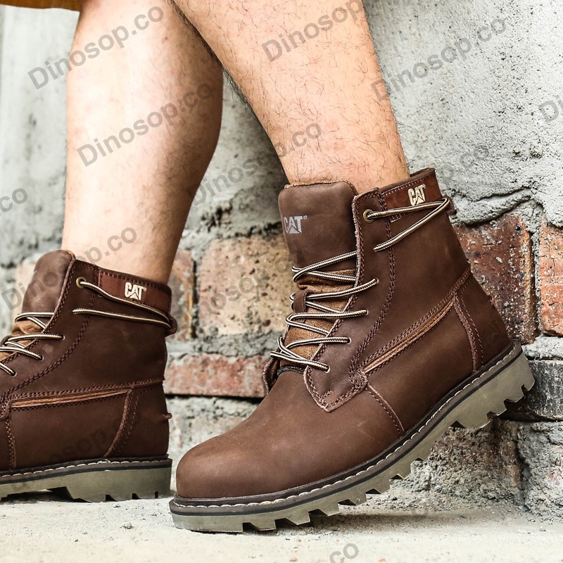 Caterpillar de seguridad botas de gamuza para botas con punta acero | Shopee Colombia